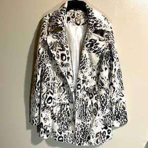 Ethyl animal print jacket